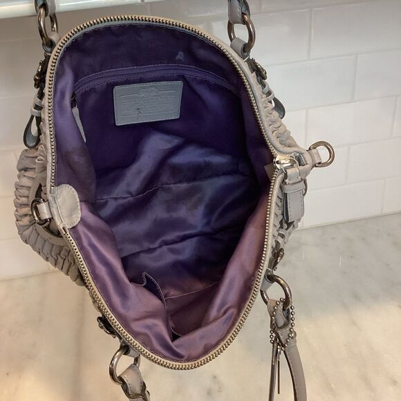 Coach Madison Sophia Gathered Leather Convertible Satchel - Picture 14 of 15